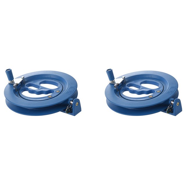 2X Bobina Rodamiento de Bolas de Plastico Azul para Cometa