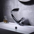 thumbnail image 2 of basin mixer tap waterfall bathroom sink taps Hot and cold brass washbasin faucet single hole bathroom faucet easy to install-C, 2 of 4