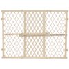 Evenflo Position & Lock Adjustable Wood Baby Gate (Natural Wood), Fits Openings 26 - 42 in. Wide