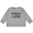 thumbnail image 2 of Inktastic Poppy's Fishing Buddy Baby Sweatshirt, 2 of 4