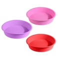 thumbnail image 1 of Round Silicone Cake Mold Non-stick Food Grade Easy Release Cheesecake Water Bath Pan Protector Kitchen Baking Mould, 1 of 8