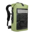 thumbnail image 1 of Mochila impermeable para acampar, bolsa seca, 35 l, con tiras reflectantes, para almacenamiento Verde, 1 of 9
