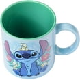 Disney Lilo And Stitch 20oz Ceramic Coffee Mug With Floral Ducks Design Disney Lilo And Stitch 20oz Ceramic Coffee Mug With Floral Ducks Design