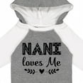 thumbnail image 4 of Inktastic Nani Loves Me Baby Clothes Girls Long Sleeve Baby Bodysuit, 4 of 5