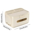 thumbnail image 3 of Dvkptbk Tissue Box Paper Box Household Living Room Remote Control Organizer Box Upscale Wind Meal Tissue Box organization and storage, 3 of 6