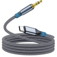 thumbnail image 1 of Cable auxiliar MORELECS USB-C a 3,5 mm de 1 m compatible con iPhone 15, 1 of 7