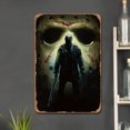 thumbnail image 2 of Placa Metal Vintage Jason Pintura Hierro Rectangular Arte Pared Del 20x30cm, 2 of 9