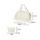 thumbnail image 3 of Bolsas de viaje para mujer, bolsa de fin de semana, bolsa de gimnasio con compartimento para zapatos y bolsillo impermeable, bolsa de viaje de fin de semana con carga USB., 3 of 7