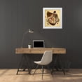 thumbnail image 3 of Kandinsky, Wassily 12x13 White Modern Wood Framed Museum Art Print Titled - Grey spot 1922, 3 of 4