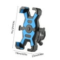 thumbnail image 3 of HHGBAD Universal Bike Phone Mount - 360° Rotatable, Shockproof Handlebar Phone Holder for Outdoor Cycling, Electric Bikes - Fits 4-6.5 In Phones, 3 of 5