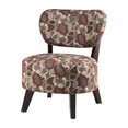thumbnail image 2 of Coaster Rembourré Chaise d'Appoint de Siège en Rouge et Brun Foncé, 2 of 2