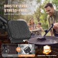 thumbnail image 3 of Cepillo para parrilla BBQ ThermoMaven de 43 cm, sin cerdas, limpieza a vapor, 3 of 8