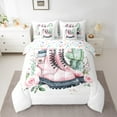 thumbnail image 2 of Manfei Southwest Cowgirls Boots Twin Bedding Sets 7-Piece,Desert Cactus Bedding Comforter Set,Pink Rustic Floral Sheet Sets,Super Cozy Room Decor,Reversible, 2 of 8