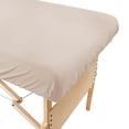 thumbnail image 4 of Sábanas Bajeras Body Linen Polialgodón Natural Ajuste Espacioso para Mesa de Masaje, 4 of 4