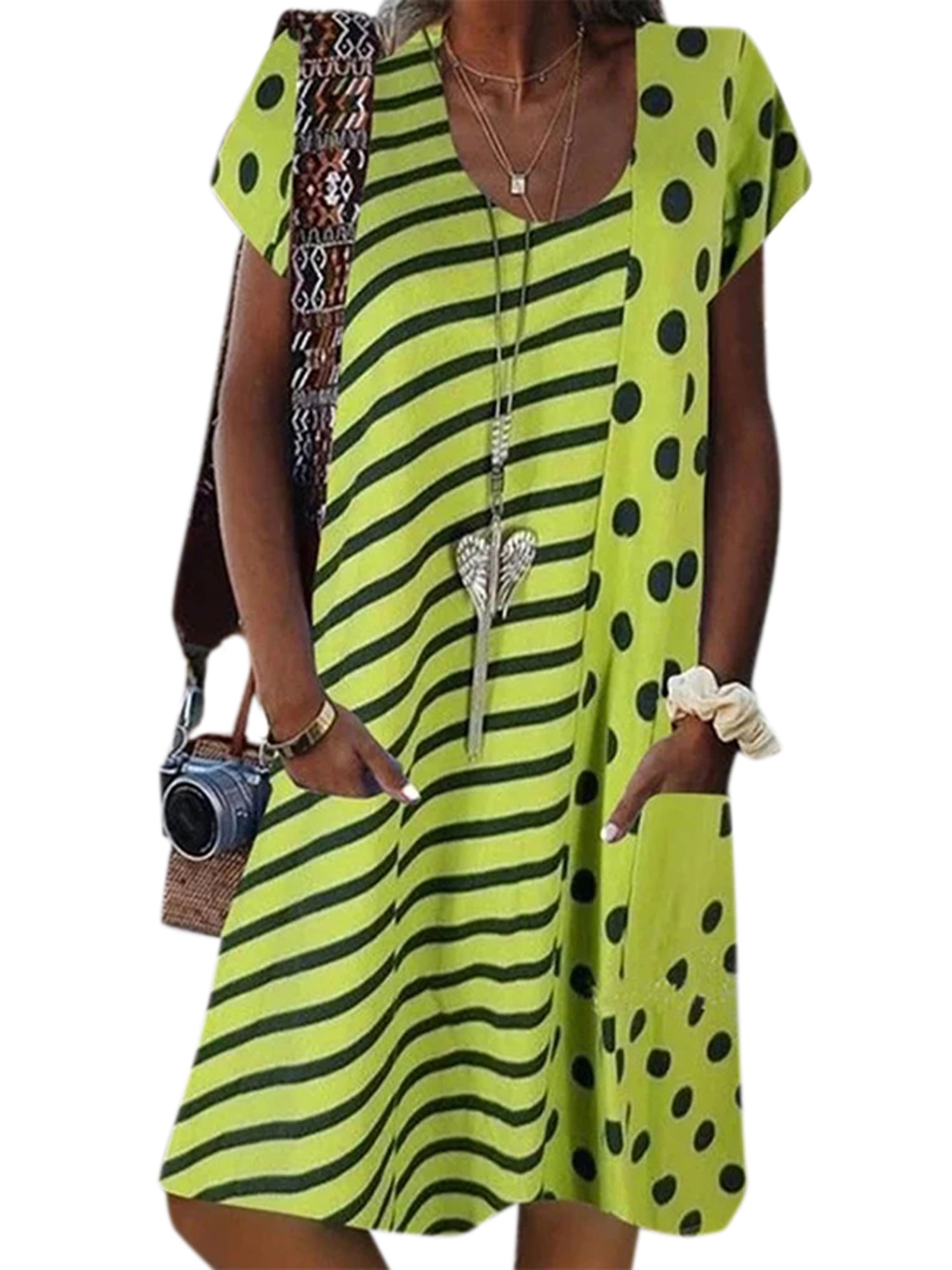 green sundress plus size