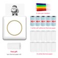 thumbnail image 1 of Label printer,Pocket Printer List Notes Journal Receipt Paper Printer Sticker With 11 Diy Handcraft List Lable Diy Handcraft Notes Journal Receipt Paper Printer Sticker Bt Picture Lable Rolls Koeb, 1 of 6