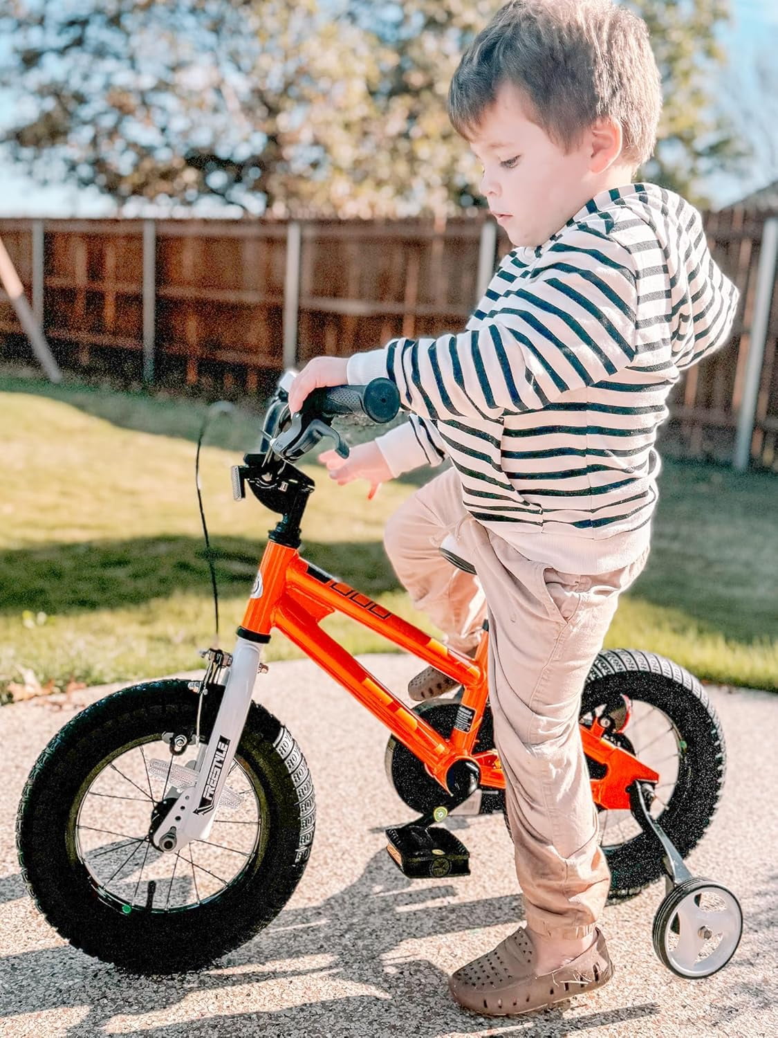 Royalbaby Freestyle 14" Bicycle for Boys and Girls Ages 3-6 Years, Orange