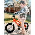 thumbnail image 3 of Royalbaby Freestyle 12" Kids Bicycle for Boys Girls, Ages 3-4 Years, Orange, 3 of 7