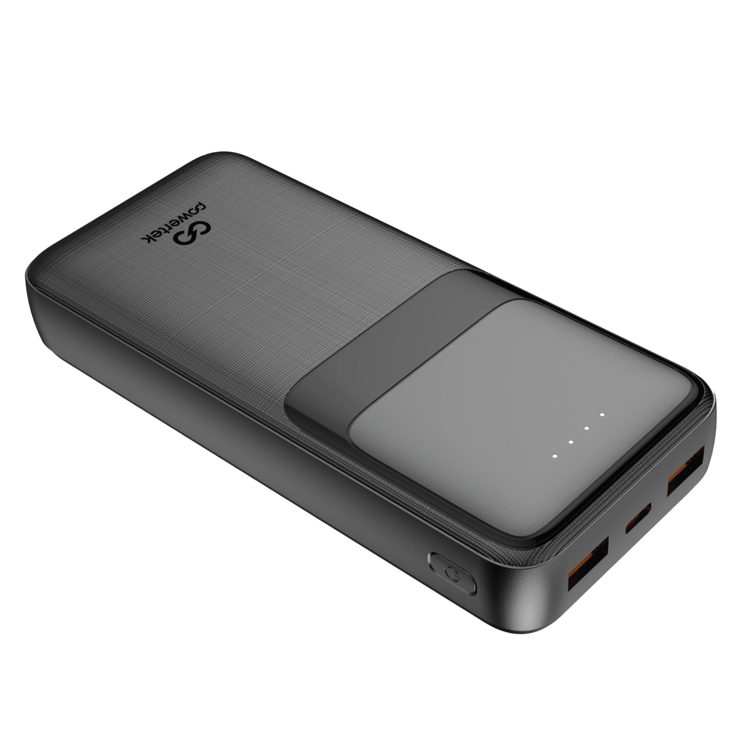 Liquipel Powertek 20,000mAh Portable Charger PD Power Bank with USB-C β Black