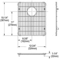 thumbnail image 2 of Elkay EBG1315 Stainless Steel Bottom Grid, 2 of 7