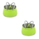 thumbnail image 1 of Soidarity 1L Collapsible Camping Silicone Cooking Pot Tea Kettle Pot Hiking Verde 2piezas, 1 of 4