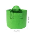 thumbnail image 3 of SPOORYYO Breathable Non-Woven Growth Bags with Handles, Thickened Aeration Fabric Pots for Vegetables, Gardening, Nursery, Indoor & Outdoor Planting, (2 Gallon,Green), 3 of 6