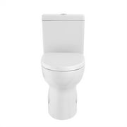 Better Home & Gardens 1.1/1.6 GPF Dual Flush High Efficiency  2 Piece Elongated Ceramic Toilet