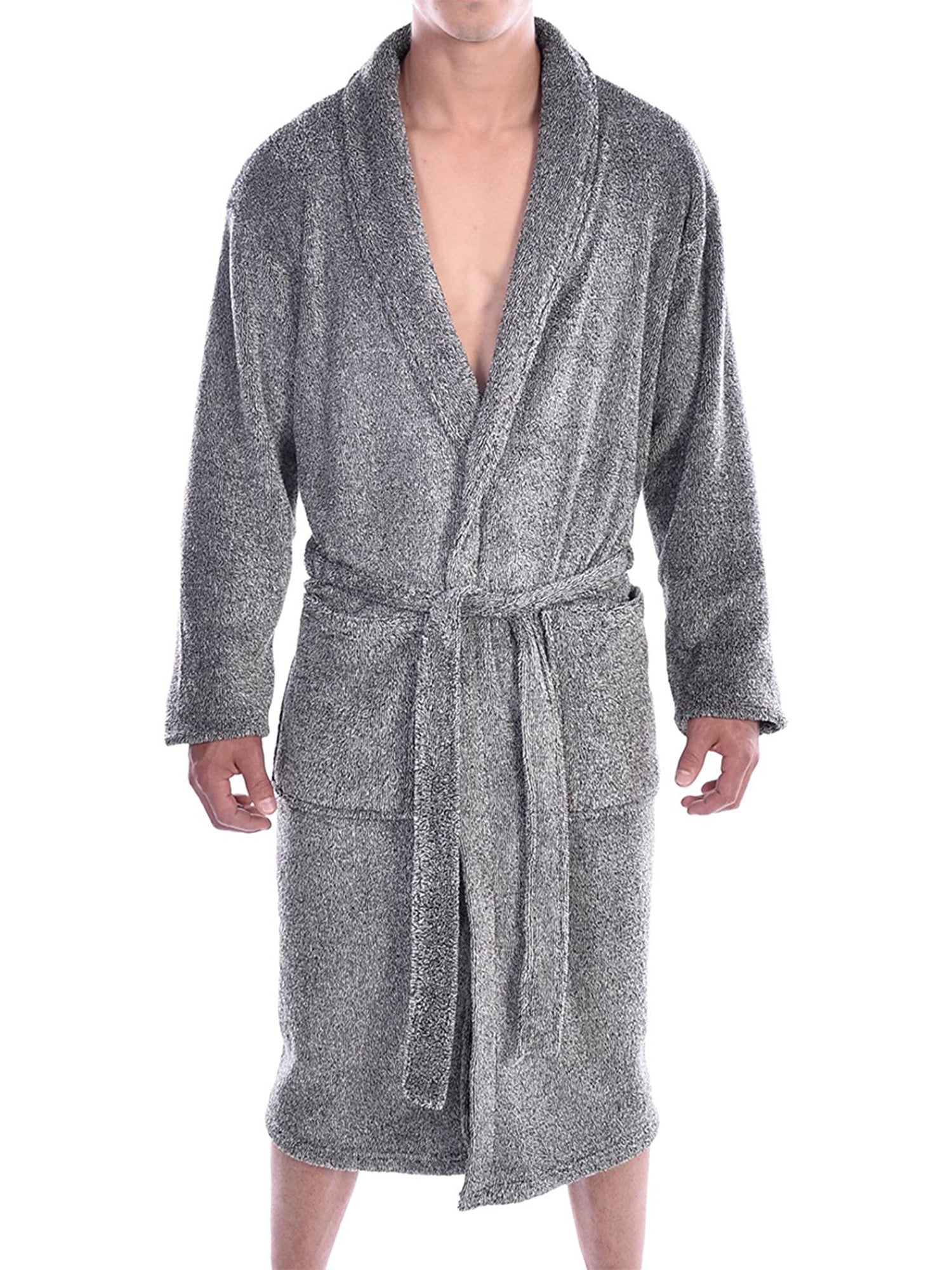 Wanted Men's Micro Fleece Bathrobe