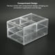 thumbnail image 3 of Toystoory Caja de almacenamiento de cosméticos, soporte para artículos diversos, contenedor de organización transparente para el hogar, base, sombra de Almacenamiento y organización del hogar Toystoory HA079214-00, 3 of 6