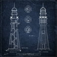 thumbnail image 2 of Carlson, Tina 12x12 White Modern Wood Framed Museum Art Print Titled - Buffalo Lighthouse Navy, 2 of 4