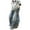 Navy, variant on TAIAOJING Toddler Girls Cool Ripped Pants Fashion Personality Wide Leg Jeans Casual Demin Pants Trousers With Pockets Trendy Baby Child Daliywear 5-6 Years