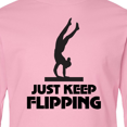 thumbnail image 4 of Inktastic Gymnastics Girl Gymnast Long Sleeve Youth T-Shirt, 4 of 5