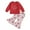 Red, variant on Bagilaanoe 2Pcs Baby Girl Valentine Clothing Sets Toddler Heart Print Long Sleeve Sweatshirt Tops   Flare Trousers 6M 12M 18M 24M 3T 4T Kids Spring Pants Set