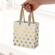 thumbnail image 4 of Bolsas de regalo únicas de 4 piezas con estampado en caliente, empaque de regalo en tono dorado rosa y blanco, 4 of 5