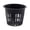 Black, variant on Hydroponic Basket, 20 Pack Soilless Cultivation Net Cup, Plastic Mesh Pot for Vegetables Herbs and Garden Seedlings, Hydroponic Net Pot for Aquaponics(White)