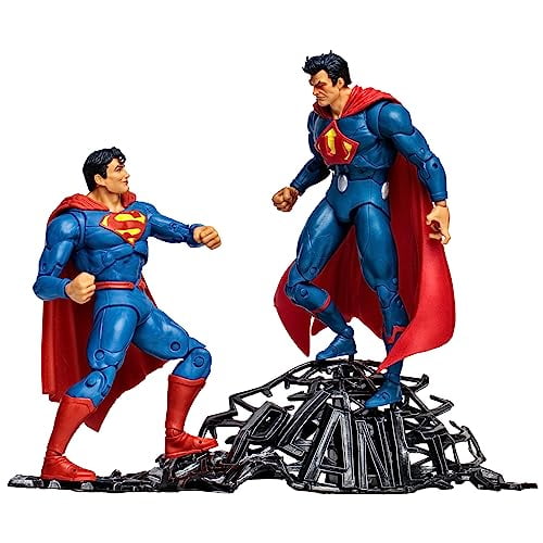 Figura de acción McFarlane Toys DC Multiverse Superman vs Super