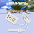 thumbnail image 2 of Termómetro higrómetro-LCD Digital temperatura humedad pantalla termómetro higrómetro con sonda externa para reptiles 4,8*2,8*1,5 cm kaili Sencillez, 2 of 5