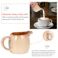 thumbnail image 3 of Miangastore Ceramic Milk Pitcher with Spout and Handle Ceramic Creamer Coffee Milk Cream Pitcher, 3 of 9