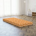 thumbnail image 5 of Retro Foldable Mattress, Floral Botany Arrangement, 74.8" x 35.4", Dark Orange Grey White, by Ambesonne, 5 of 6