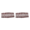 thumbnail image 3 of Minnieouse 24 piezas de uñas postizas de cobertura completa extralarga prensa en estilo ataúd parche de uñas puntas de uñas para salón de Rosa oscuro 2piezas, 3 of 6