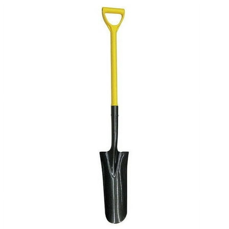 Westward Drain Spade,27" Handle,6" Blade 4LVR6