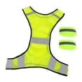 thumbnail image 1 of Chaleco Ajustable Reflectante Para Correr Con Bandas Para El - Equipo De Seguridad Reflectante Elástico Para Mujeres, Hombres Y Para Trotar Macarena Chaleco reflectante para correr, 1 of 8