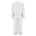 thumbnail image 6 of Wensltd Women's Two Piece Tracksuit Fall Long Sleeve Sweatshirt Long Pants Outfits Jogger Sweatsuit Sets, 6 of 8
