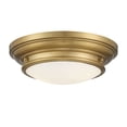 thumbnail image 4 of Trade Winds Lighting 2-Light Ceiling Light In Natural Brass, 4 of 6