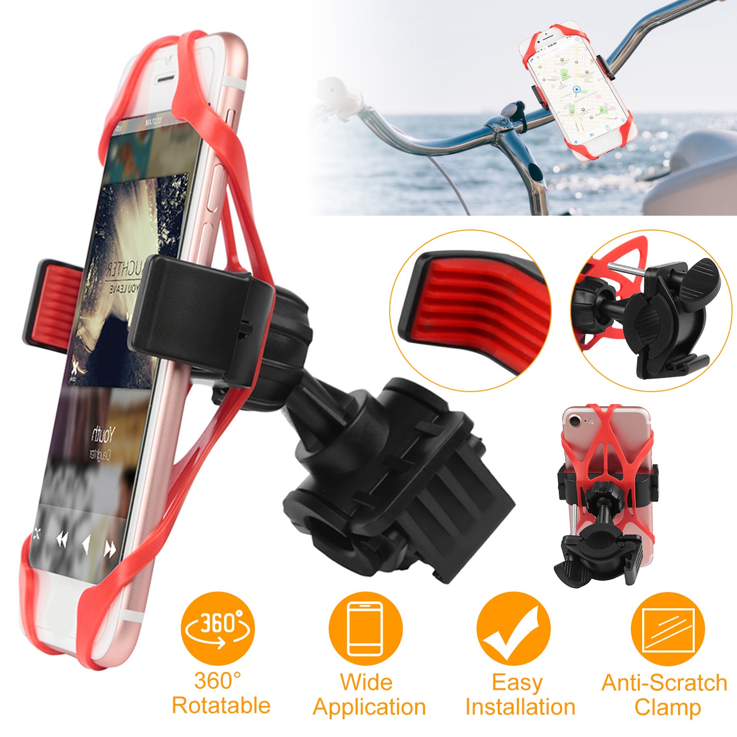 GPCT [UNIVERSAL] Bike Cell Phone Mount [Bicycle & Motorcycle