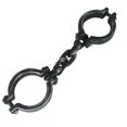 thumbnail image 2 of Accesorio de disfraz Hosfairy Halloween Wrist Shackles Prison, 2 of 9