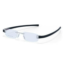 RSINC Rimless frame/eyeglass/Spectacle, Optical, Prescription, For Men And Women, Modern, Unisex, Business, Collage, Fashion, School, Ladies, Sports Tag Silver Black 5069-51-18-140 TAG A9