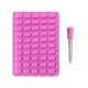 thumbnail image 1 of Inteprter Molde para Fondant, fabricante de cubitos de hielo de Chocolate, herramienta antiadherente para hacer pasteles, molde de silicona para hornear Herramientas y accesorios para hornear rosado Inteprter HA001621-04, 1 of 1