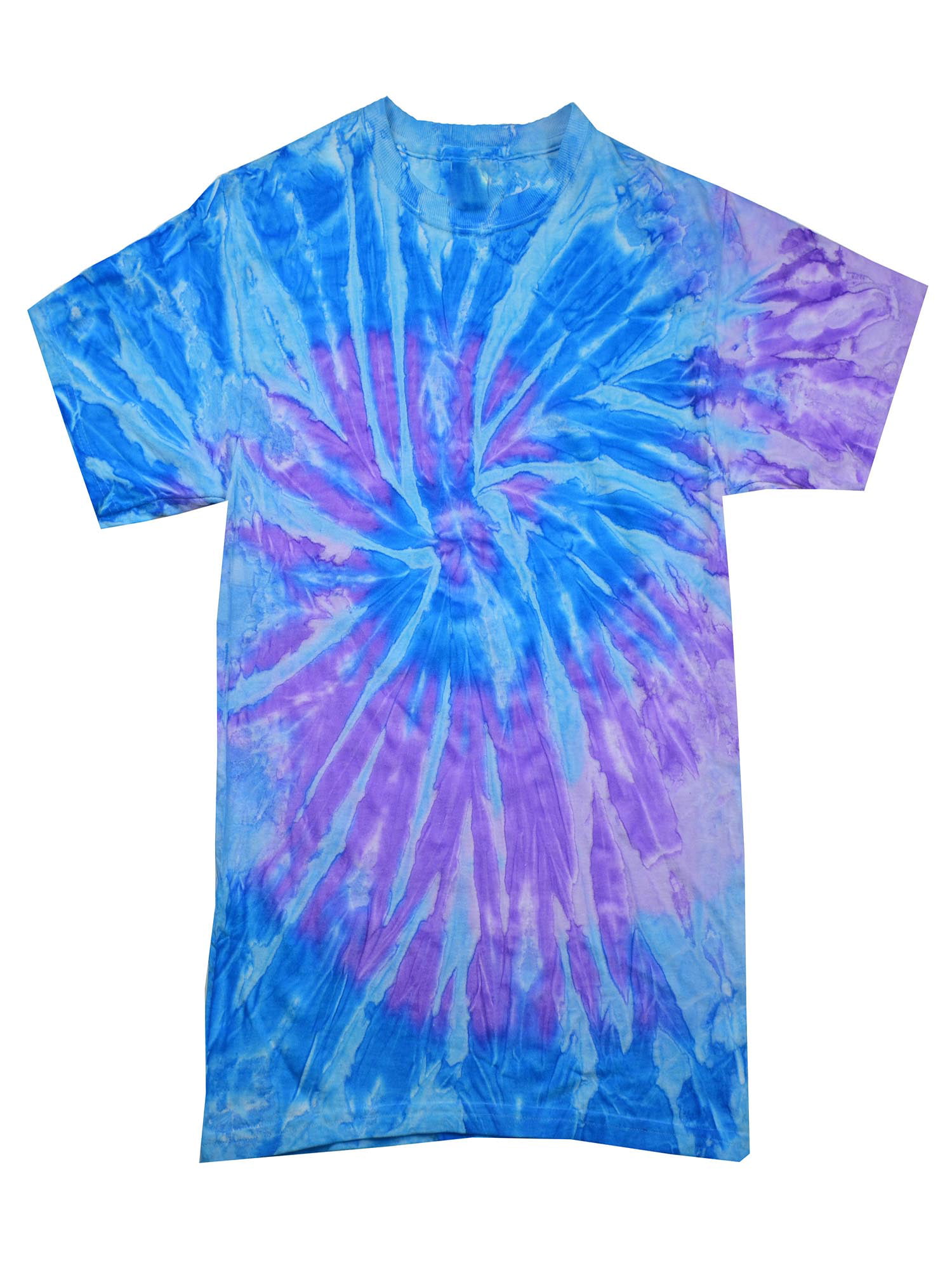 Colortone Tie Dye T-Shirts Spiral Multicolor Adult Sizes - Walmart.com