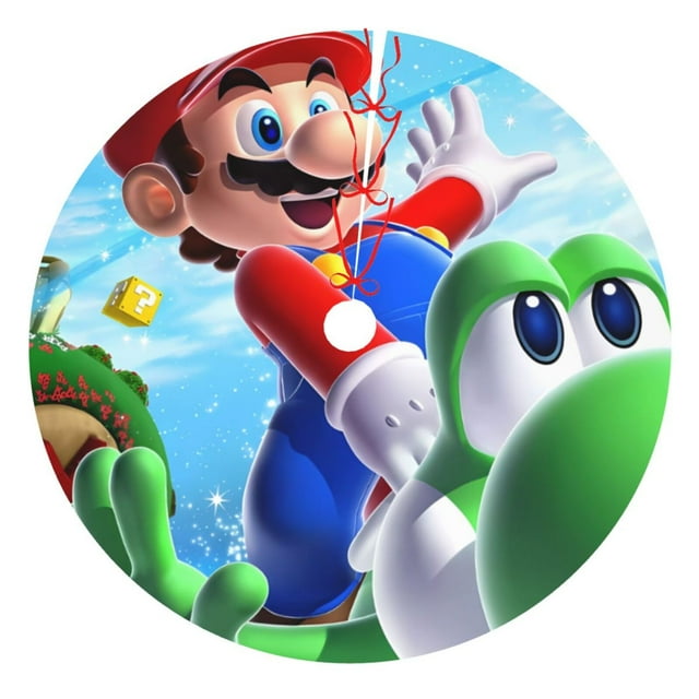 Yiaed Mario Print Christmas Tree Skirt , Tree SkirtsTree Mat for Christmas Winter Holiday Indoor Decorations-36"